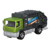 Approximately 1:64 scale, the Garbage King Refuse Truck measures around 2.9 inches (7.4 cm) long
