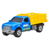 Approximately 1:64 scale, the Ford F-350 Stake Bed Truck measures around 2.95 inches (7.5 cm) long