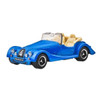 Approximately 1:64 scale, the Morgan Plus Four measures around 2.7 inches (6.9 cm) long