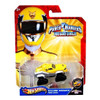 Hot Wheels Power Rangers Megaforce YELLOW RANGER TIGER ZORD 1:64 Scale Die-cast Vehicle in packaging