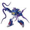 9-inch (22.5 cm) Soundwave Figure with Bendy Tentacles: Large-scale Soundwave action figure has bendy tentacles on one hand and spinning claw tentacles on the other!