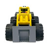 Die-cast metal body with plastic parts
