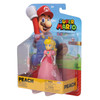 Super Mario PRINCESS PEACH with Umbrella 4-inch Action Figure