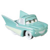 Flo with her signature two-tone green deco