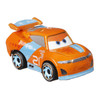 This approximately 4 cm (1.5-inch) vehicle features a metal body, rolling wheels and iconic details