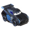 This approximately 4 cm (1.5-inch) vehicle features a metal body, rolling wheels and iconic details