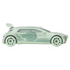 #3/6 in the Pantone Series, the Rally Finale measures around 2.6 inches (6.6 cm) long