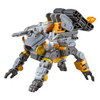 This Transformers toy figure converts from robot to spider tank mode in 21 steps. Figure can also be split and converted into smaller drones