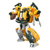 This Transformers figure, Tundra Prime, represents the Green Bay Packers and features team colours and themed accessories