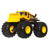 Designed in 1:24 scale with durable die-cast metal bodies, this oversized Concrete Crusher Monster Truck is ready for outrageous action