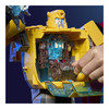 Place Energon Surge figures and accessories in Bumblebee's chest to "power up" their translucent and glow-in-the-dark details