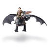 Kids can attach Hiccup to Toothless using the saddle pegs before recreating their favourite scenes