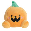 Meet Palm Pals Carver Jack O'Lantern Soft Toy, a delightfully spooky-cute cuddly toy from the popular Palm Pals collection by Aurora World.