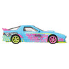 Approximately 1:64 scale, this Mazda RX7 FC Pandem measures around 2.8 inches (7.1 cm) in length