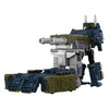 TRAILER AND 3 ACCESSORIES: Turret and 2 barrel blaster accessories attach in both modes