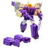 In robot mode, the Blitzwing Transformers action figure is about 7 inches (17.5 cm) tall