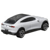 2021 Ford Mustang Mach-E in light grey, with a black interior