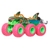 Hot Wheels Monster Trucks Big Rigs HW TIGER SHARK (Green & Pink) 1:64 Scale Vehicle