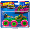 Hot Wheels Monster Trucks Big Rigs HW TIGER SHARK (Green & Pink) 1:64 Scale Vehicle in packaging