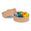 This colourful collection includes 1 Large Rainbow Marshmallow Dumpling plus 8 mini dumplings in a fantastic mix of vibrant colours and textures.