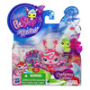 Littlest Pet Shop Fairies Candyswirl Dreams MINT SHIMMER FAIRY and Grasshopper in packaging.