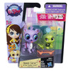 Littlest Pet Shop Pawsabilities #3808 SPEEDY CARVER the Greyhound & #3809 FAST FREDDIE TORTINI the Turtle in packaging.