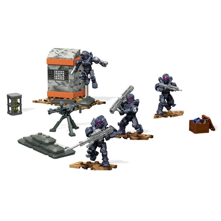Fire Halo Figures Lego Halo Heroes Series Spartan Athlon Mini
