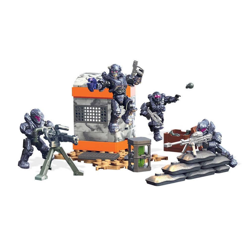 Fire Halo Figures Lego Mega Construx Halo UNSC FIRETEAM SHADOW