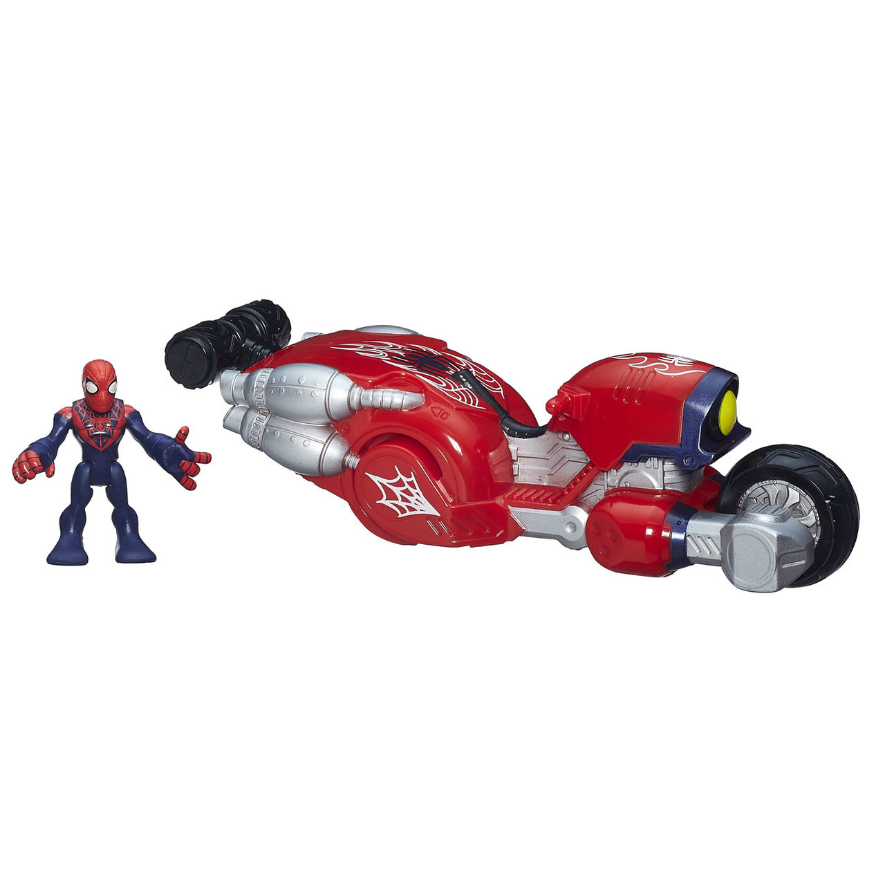 Marvel Super Hero Adventures WEB-WHEELIN' BIKE with ULTIMATE SPIDER-MAN Figure