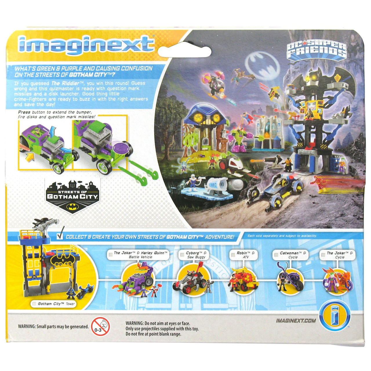 Fisher-Price Imaginext DC Super Friends THE RIDDLER & HOT ROD - The Toy ...