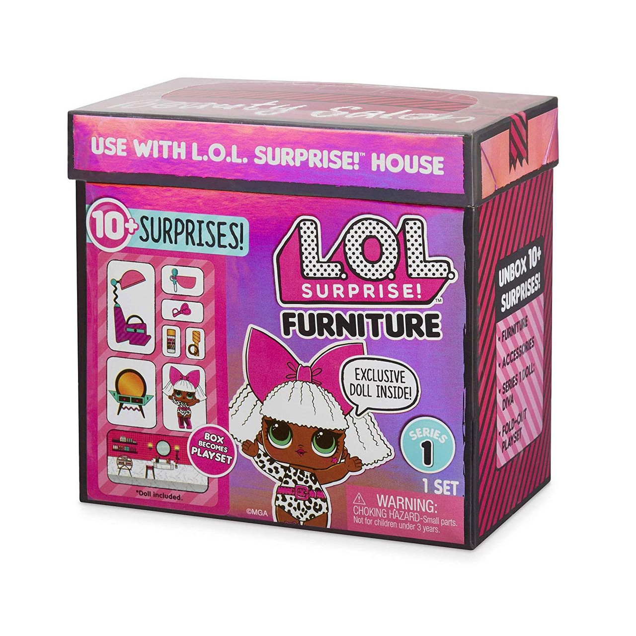 Surprise! Furniture (Series 1) Beauty Salon with Diva