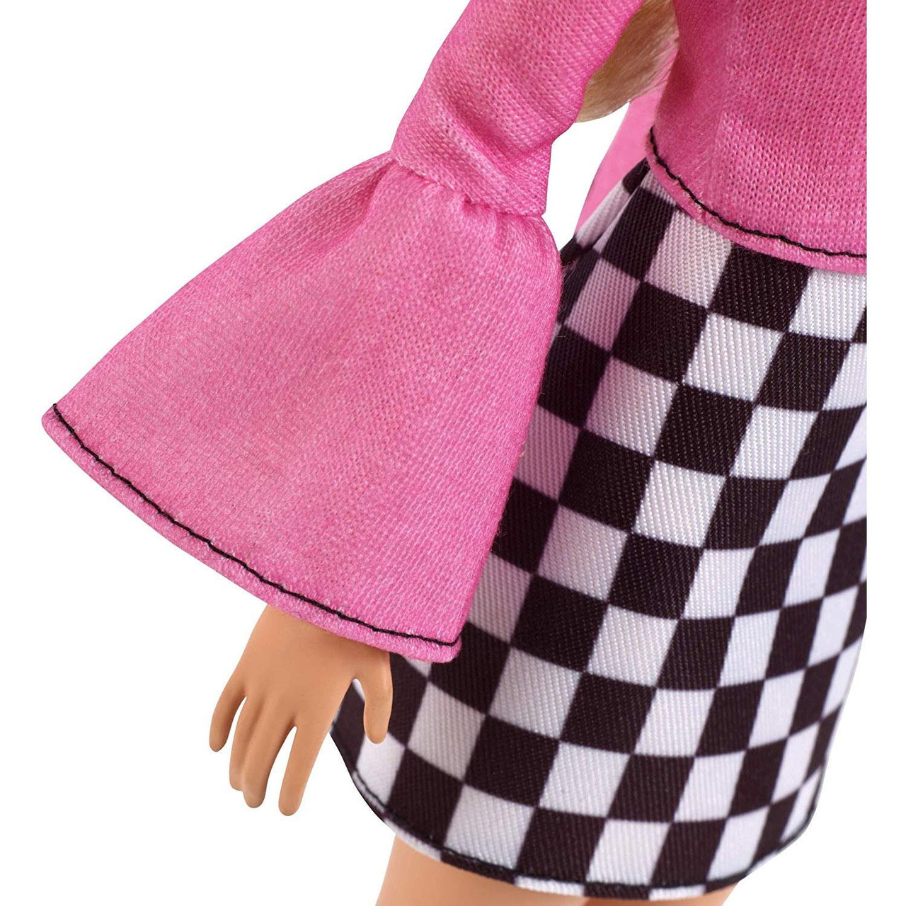 Barbie Fashionistas Doll 104 Original with Blonde Hair and Black White Checkered Skirt