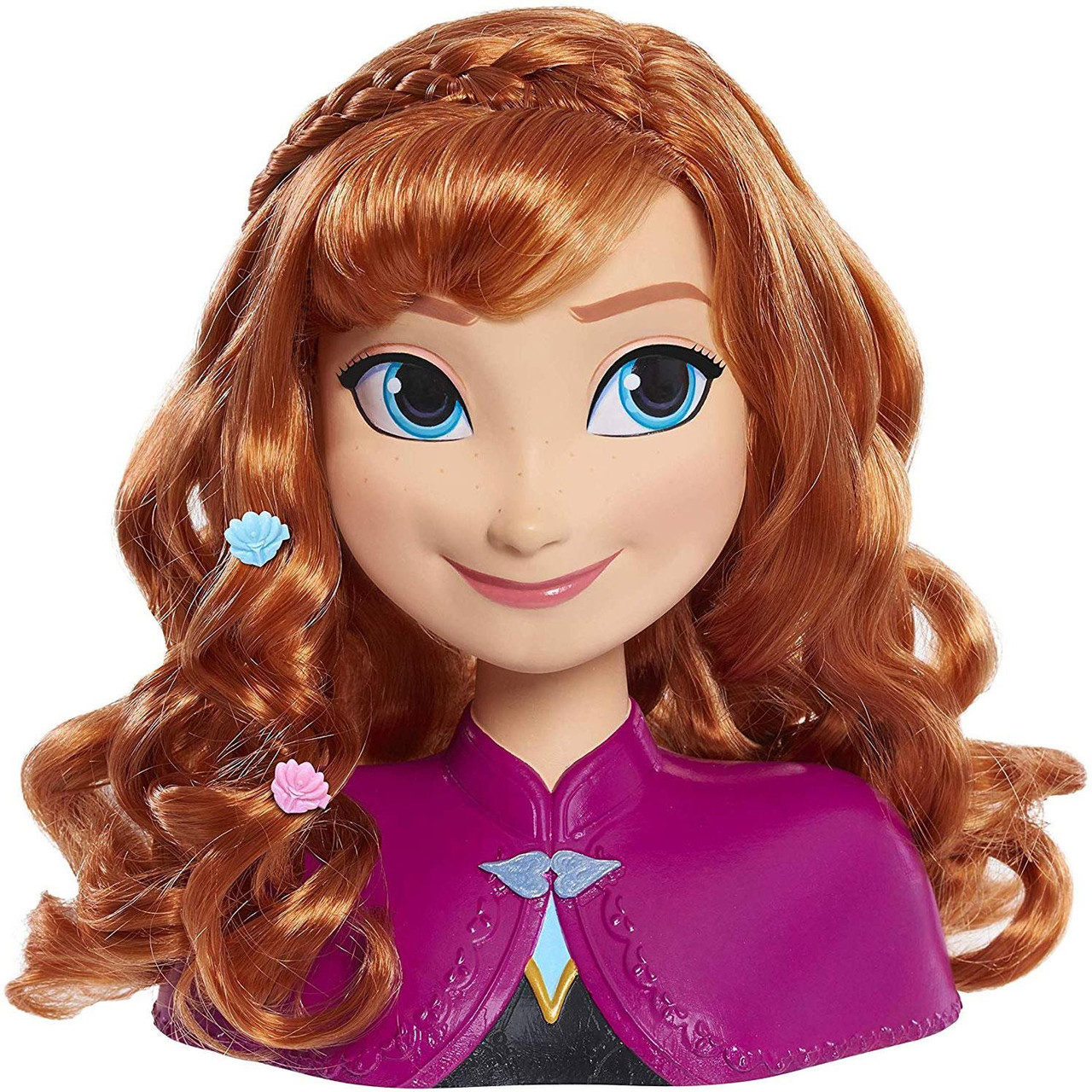 Disney Frozen ANNA Styling Head with 13 Accessories - Bubble-n-Squeak Toys