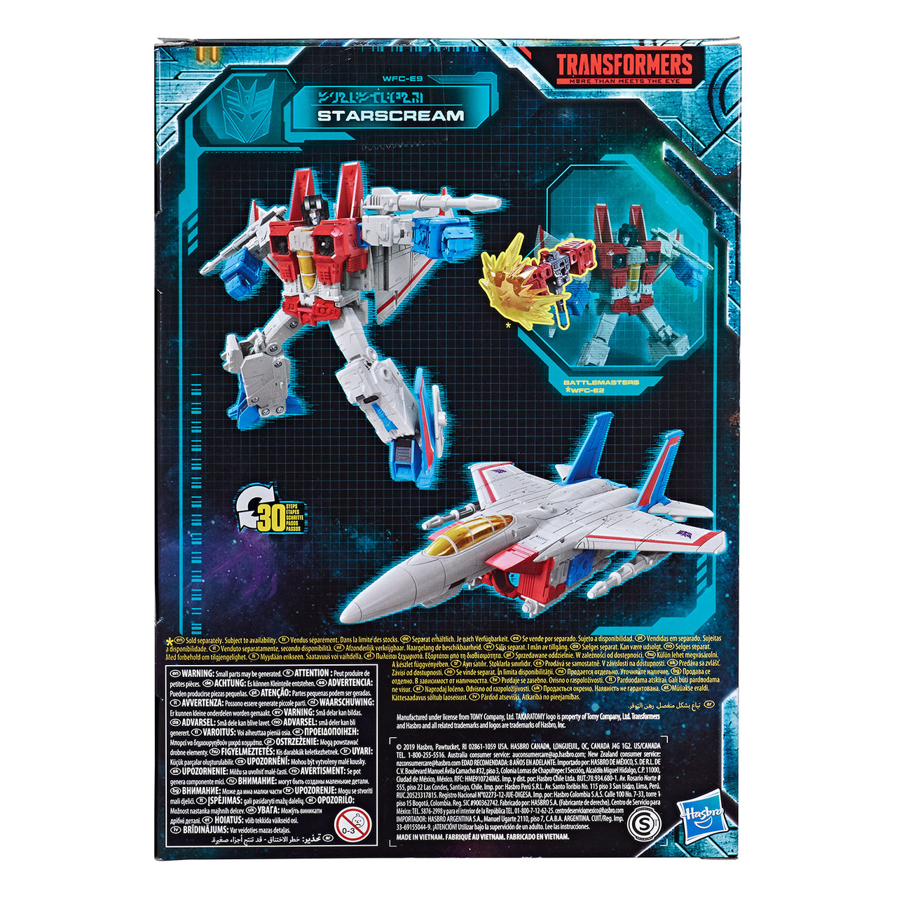 Transformers War for Cybertron: Earthrise Voyager Class STARSCREAM Action Figure