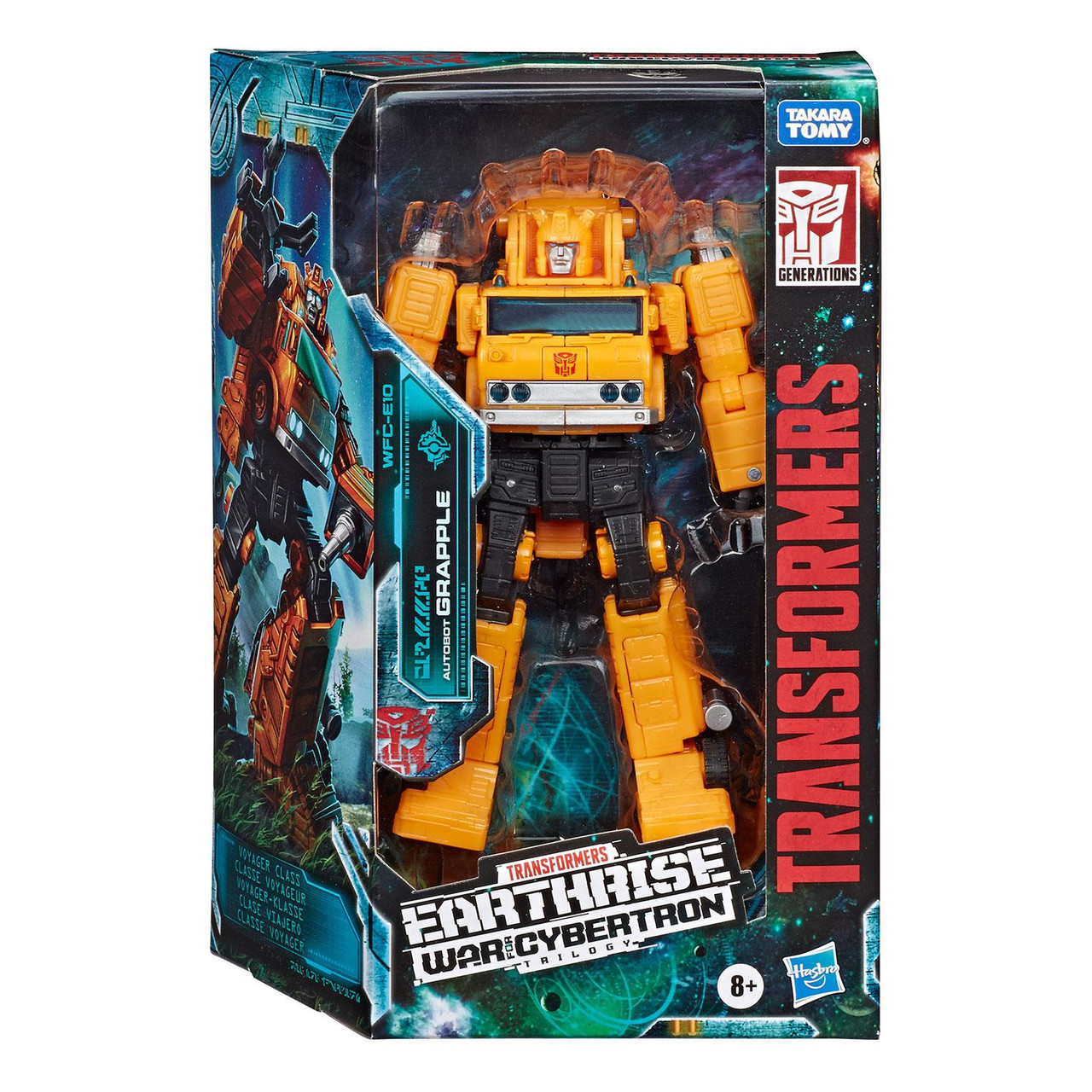 Transformers War for Cybertron: Earthrise Voyager Class Autobot GRAPPLE  Action Figure