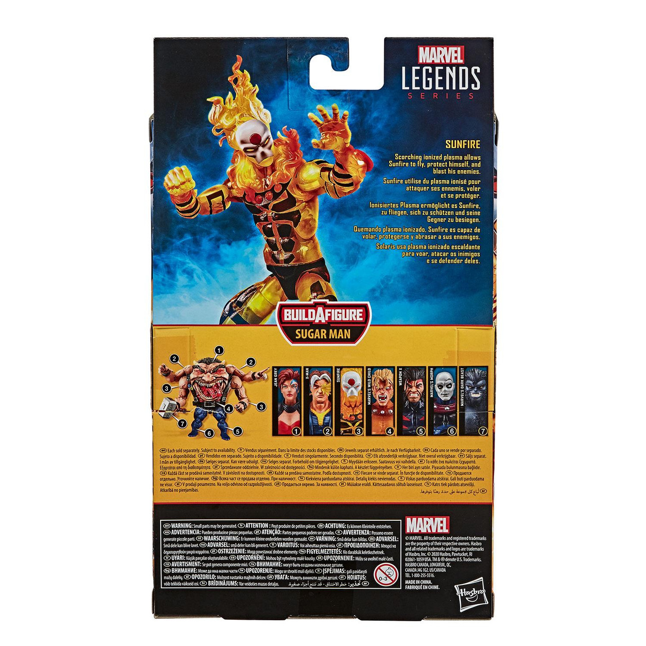 Hasbro Marvel Legends Series 6-inch Collectible Sunfire Action
