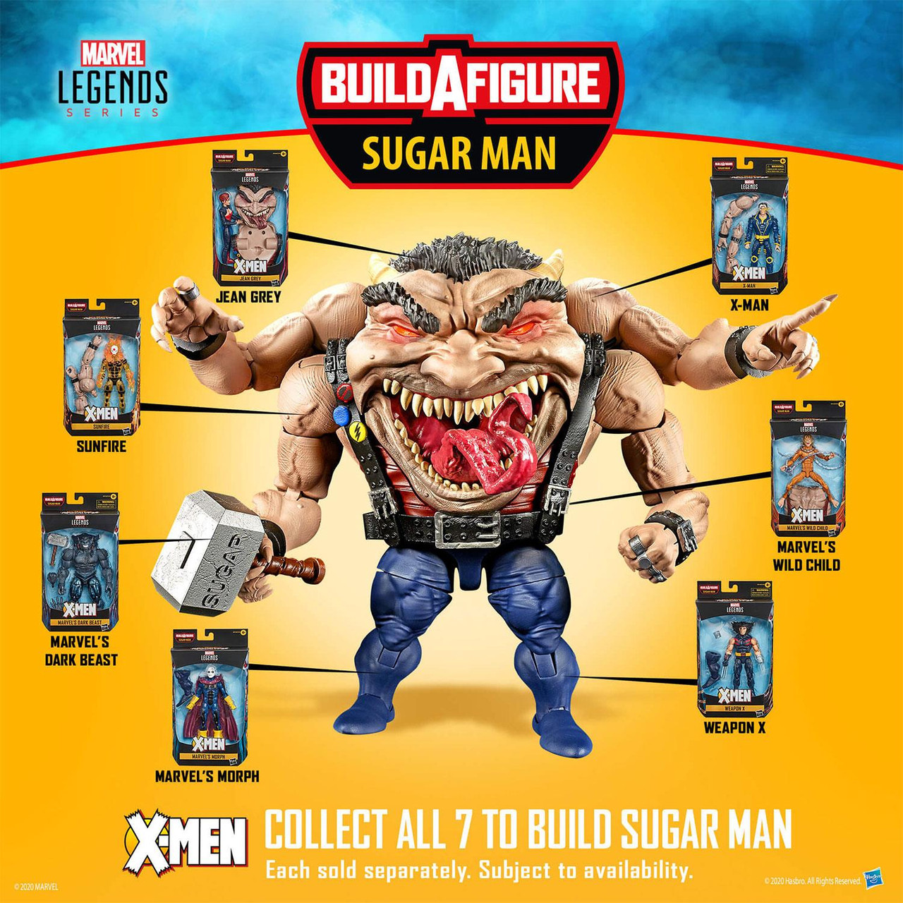 Hasbro Marvel Legends Series 6-inch Collectible X-Man Action