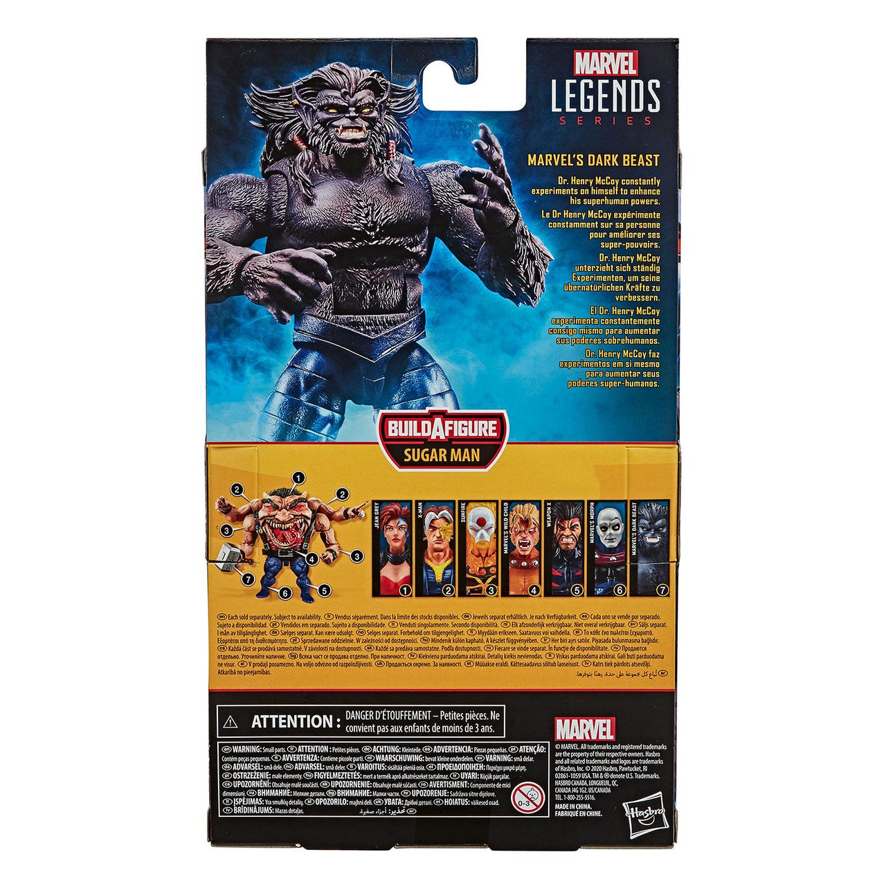 Hasbro Original Marvel Legends Série Marvel's Beast X-Men Hasbro Original Marvel Legends Série Marvel's Beast X-Men