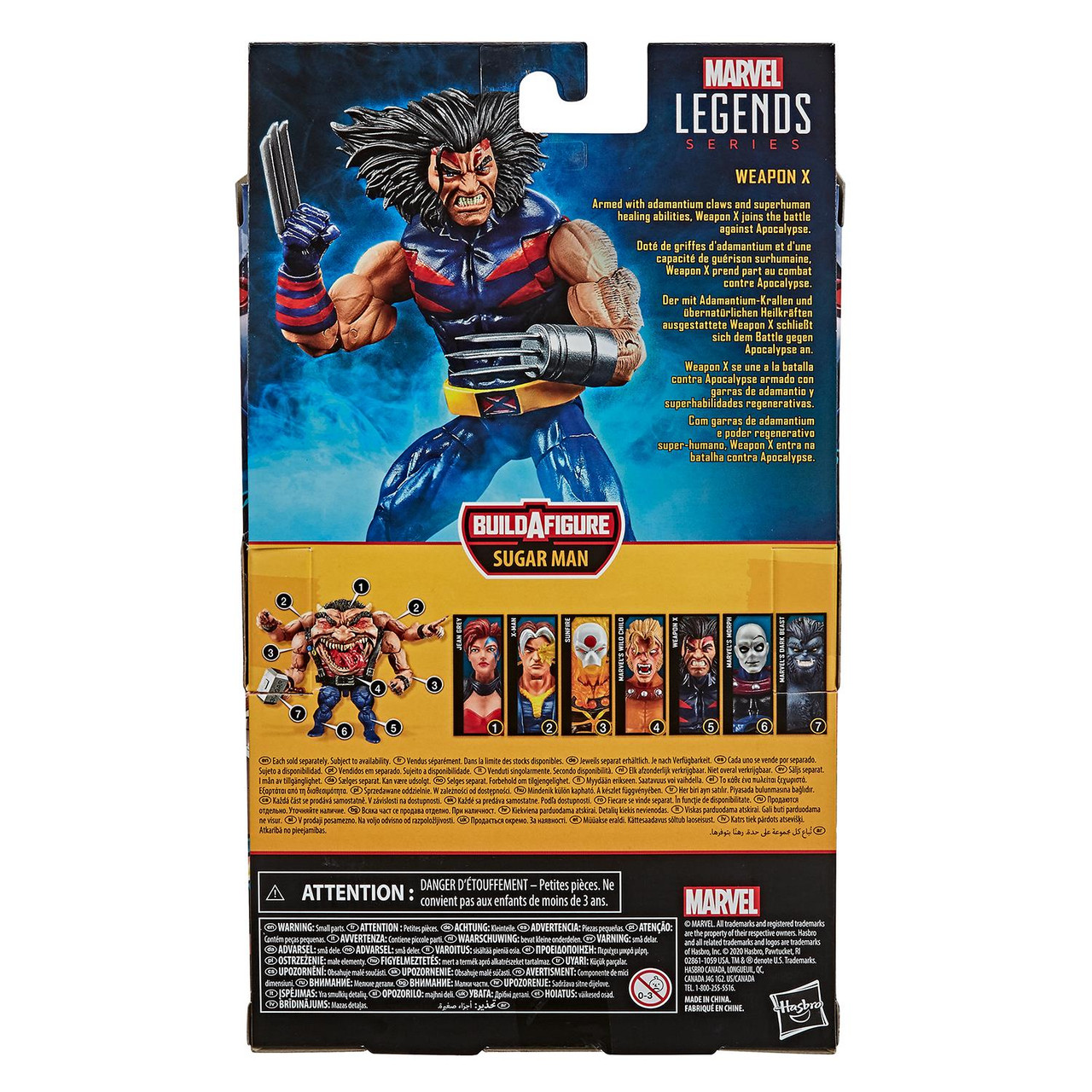 Hasbro Marvel Legends Series 6-inch Collectible Weapon X Action
