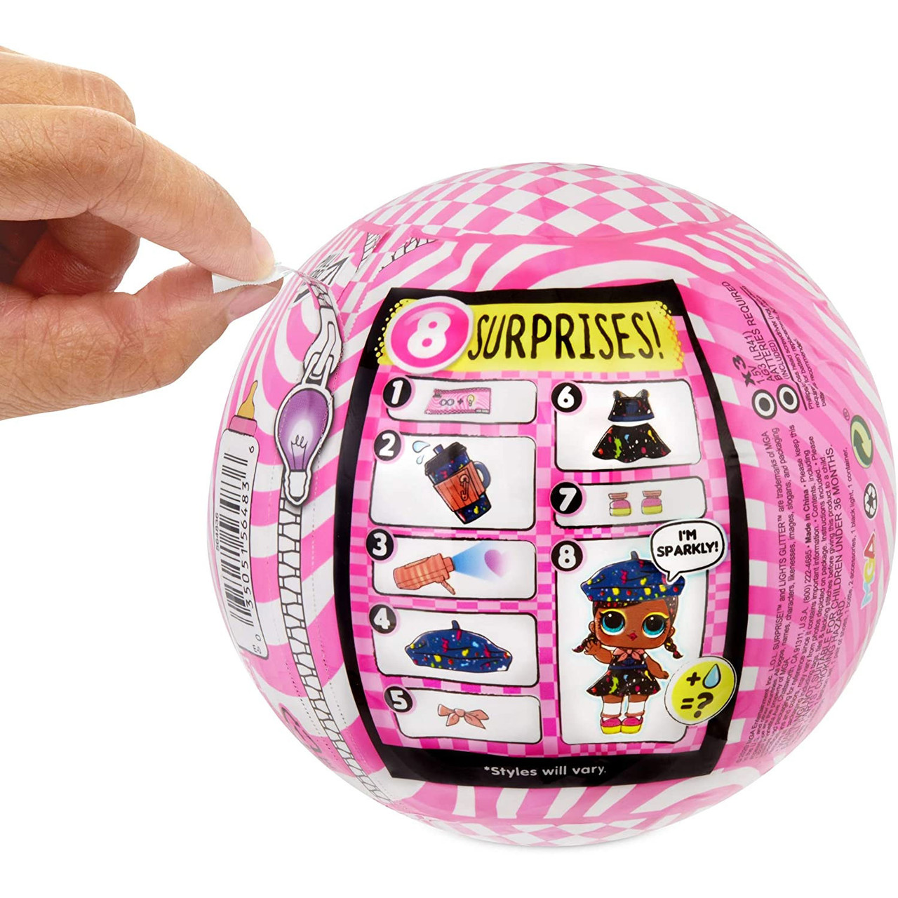 Glitter Lol Surprise Inside Surprise! Lights Glitter Doll The Toy Barn