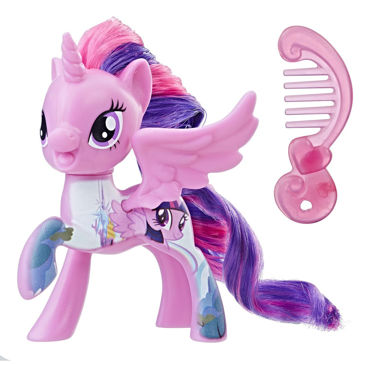 My Little Pony The Movie All About TWILIGHT SPARKLE 8cm Figure -  Bubble-n-Squeak Toys