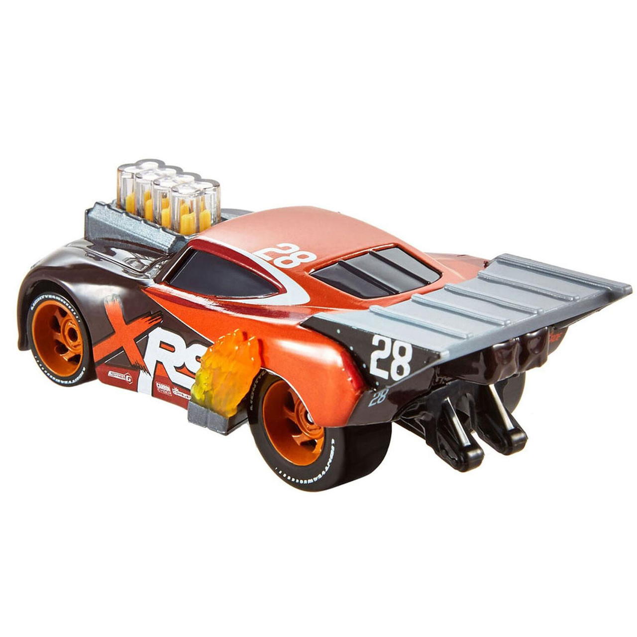 Disney Pixar Cars: XRS Drag Racing TIM TREADLESS (Nitroade) 1:55