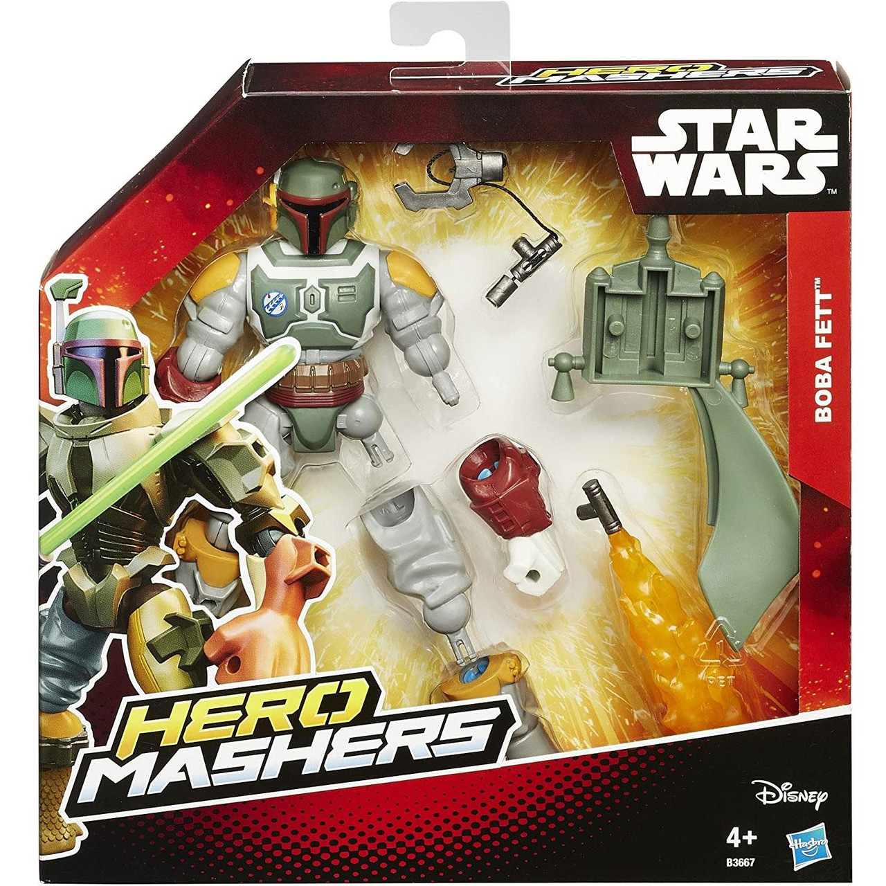 Star Wars Hero Mashers 15cm BOBA FETT Deluxe Action Figure - The