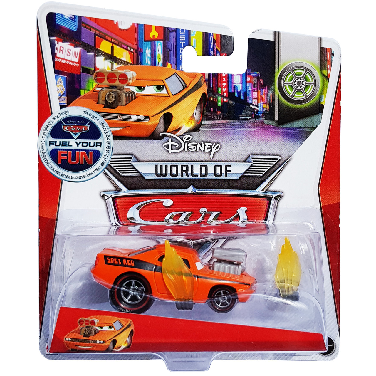 Disney Pixar Cars: SNOT ROD with Flames 1:55 Scale Die-Cast