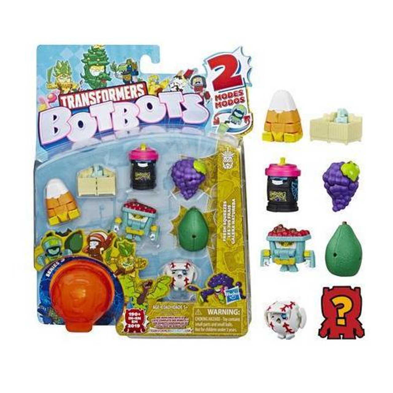 Transformers BotBots Series 3: FRESH SQUEEZES 8-Pack 2-in-1 Collectible  Figures