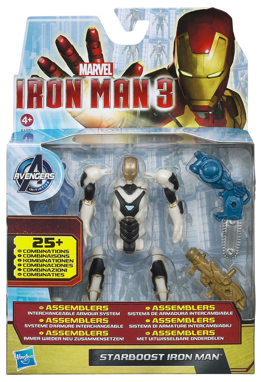 Marvel Iron Man 3 - Avengers Initiative - Figura Assemblers Stealth Tech Iron Man Con Armatura Intercambiabile