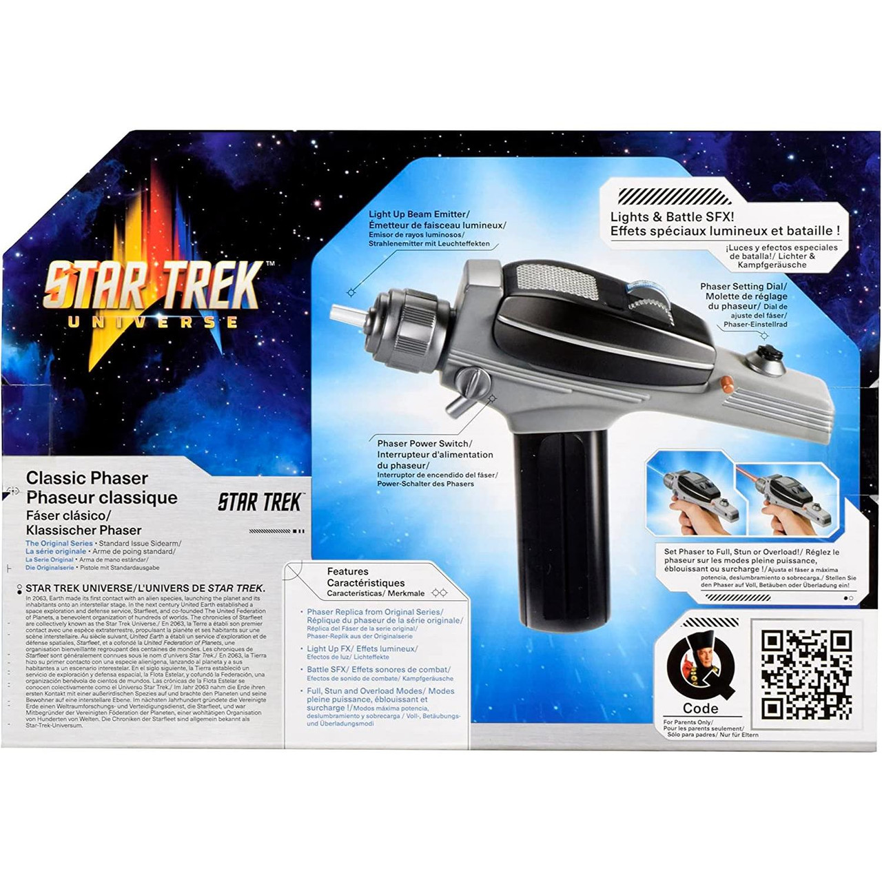 Star Trek Universe - The Original Series PHASER - The Toy Barn