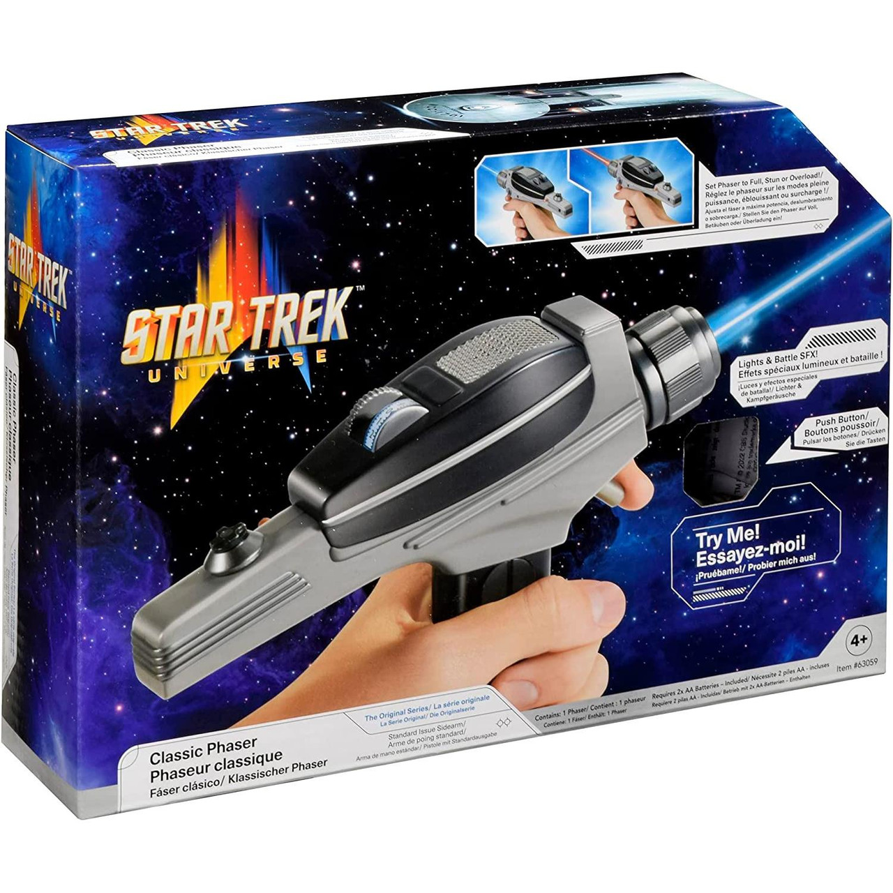 Star Trek Universe - The Original Series PHASER - The Toy Barn