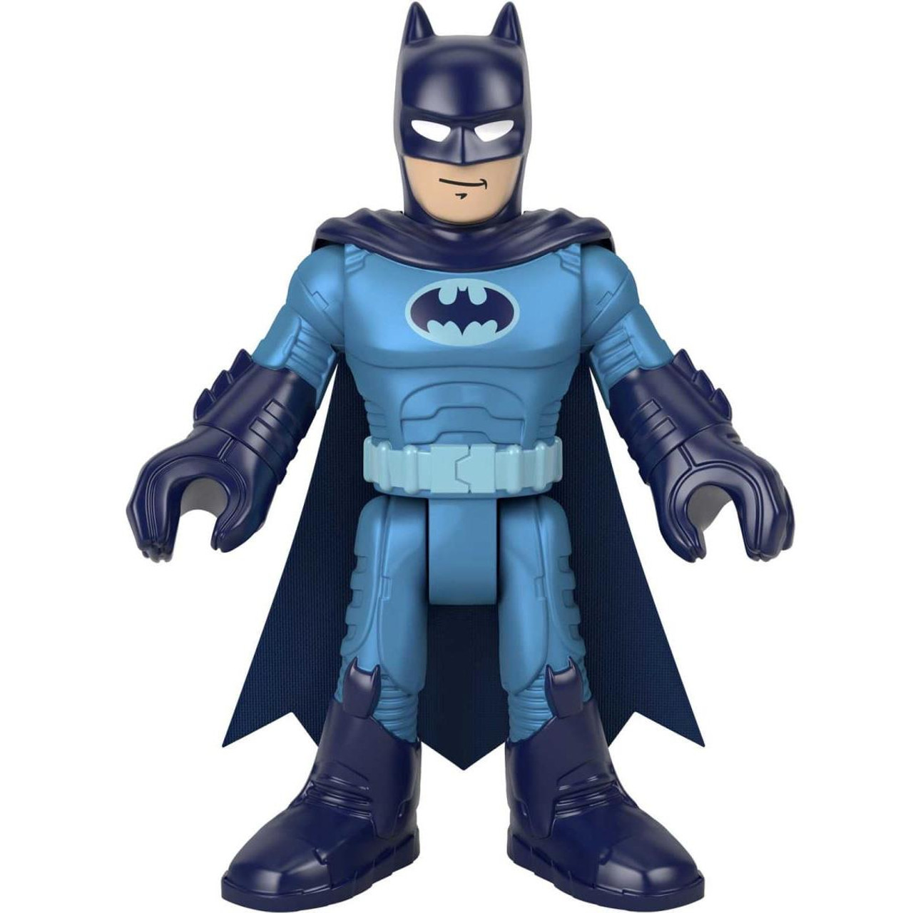 Imaginext DC Super Friends BATMAN XL 10-Inch Action Figure (Blue Defender)  - Bubble-n-Squeak Toys