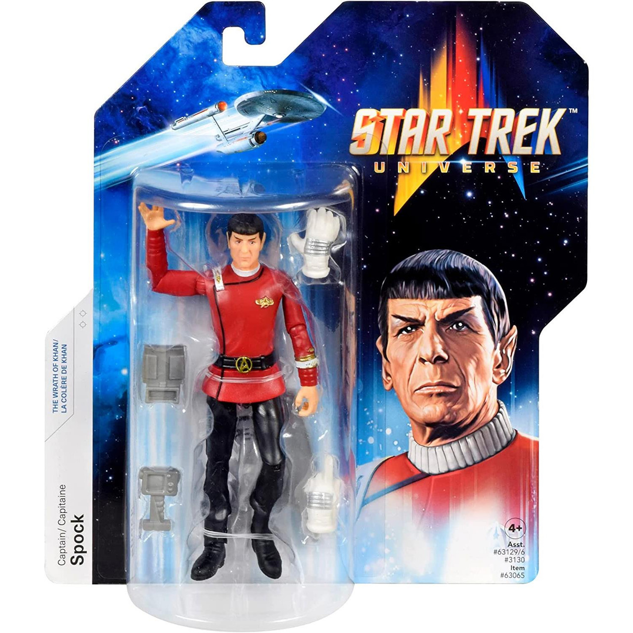 Star Trek Universe - Captain SPOCK (Wrath of Khan) 5-inch Action